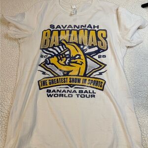 Savannah Bananas White Short Sleeve Tee